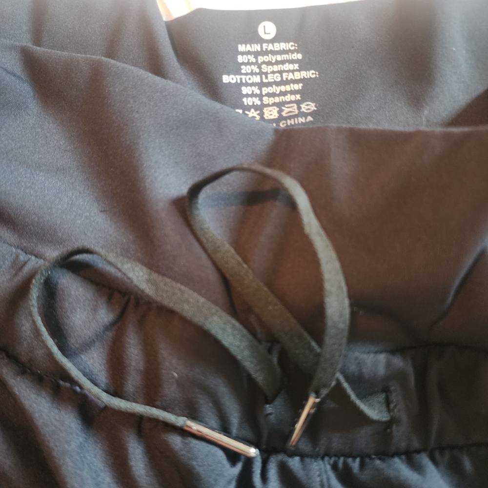 Black Drawstring Shorts - Picture 6 of 6